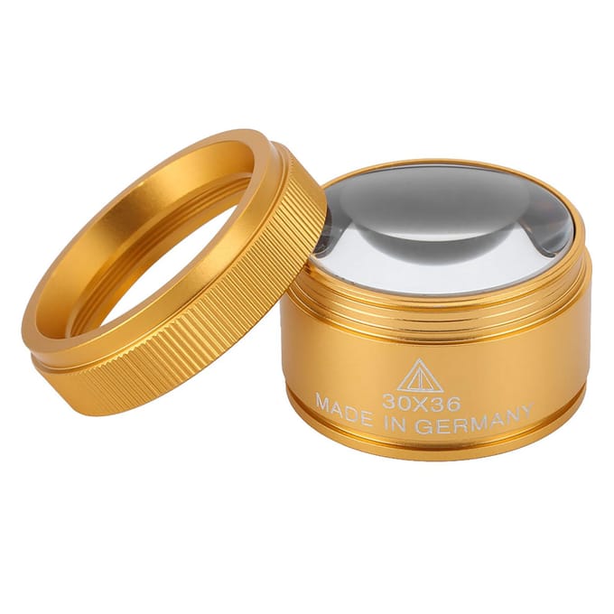 30x vergrootglas, draagbaar, voor identificatie van sieraden en munten, goud
