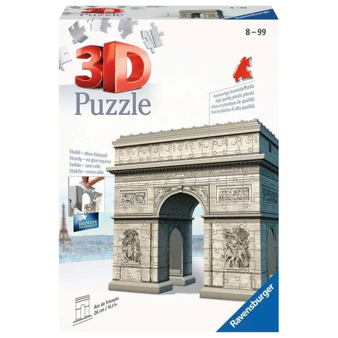 Puzzel 216 stukjes 3d triomfboog Ravensburger