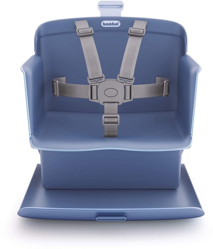 Bombol - 2-in-1 Booster - Stoelverhoger - Draagbaar en opvouwbaar - Blauw