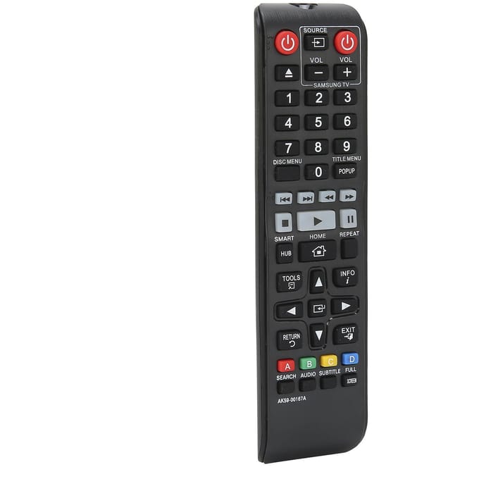 Afstandsbediening AK5900167A voor Samsung Bluray TV BDJ6300 BDF7500 BDJ7500 BDC7900 BDC5500 black