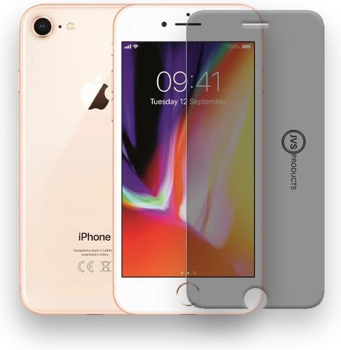 Screenprotector geschikt voor iPhone 7 - Privacy - Tempered Glass - Beschermglas - Glas - Privacy screenprotector