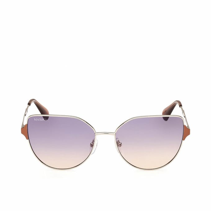 Zonnebril Dames MAX&Co MO0082 32Z Gouden ø 57 mm