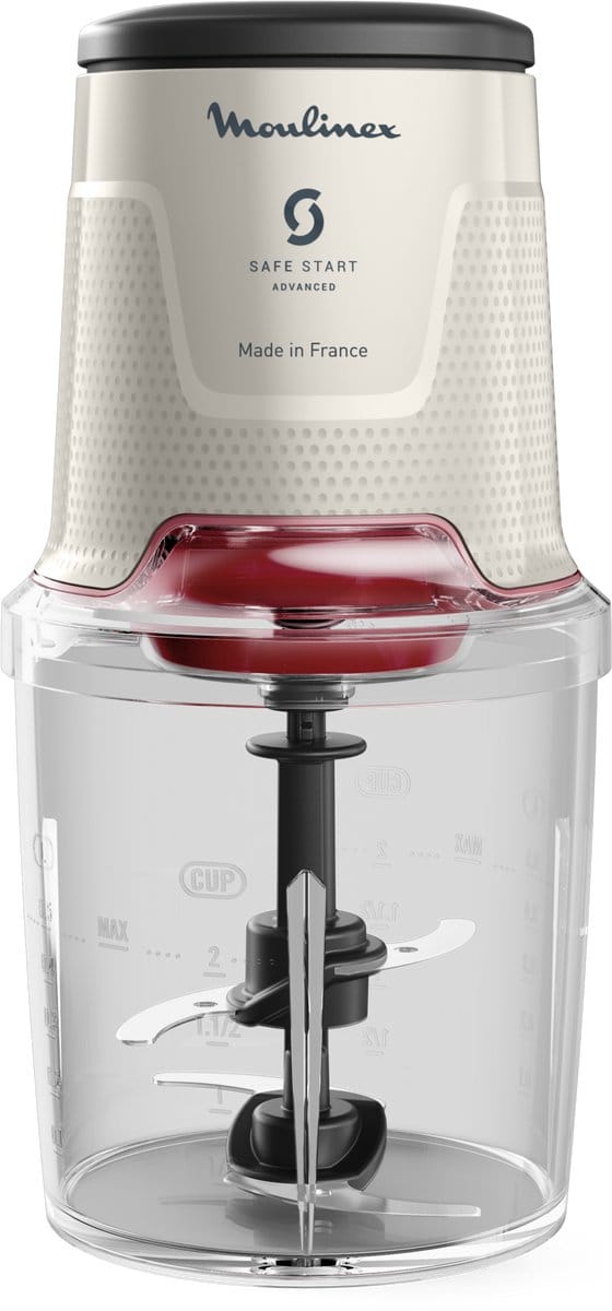 Moulinex Easy Press AT740BF1 – Hakmolen – Safe Start – 4 rvs messen – 3 functies – 500 ml