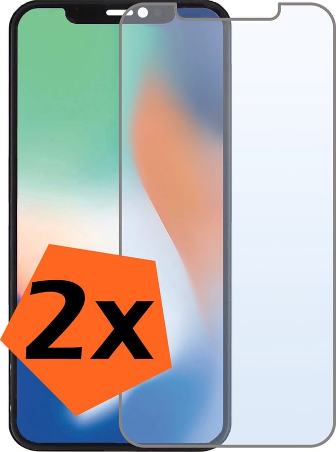 Screenprotector - 2 Stuks - Geschikt voor Apple iPhone 12 Pro Max - Extra Sterk - Gehard Glas - Beschermglas - Tempered Glass - Screen Protector