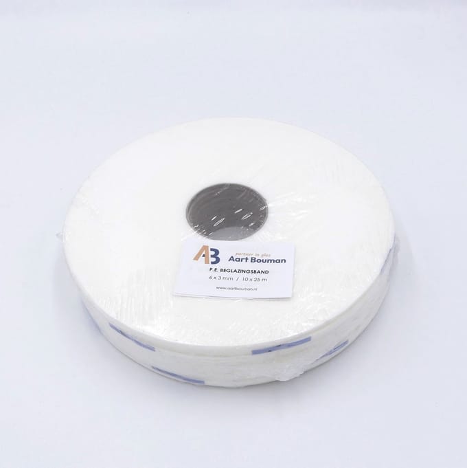 Glasband 6 x 3mm wit - pak 250m