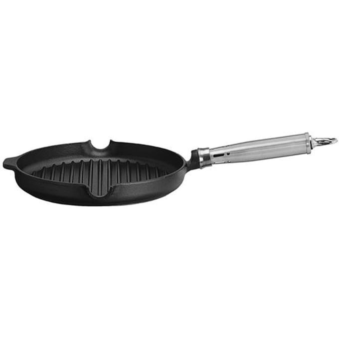 Gietijzeren grillpan, diameter 250 mm, Hendi 629925