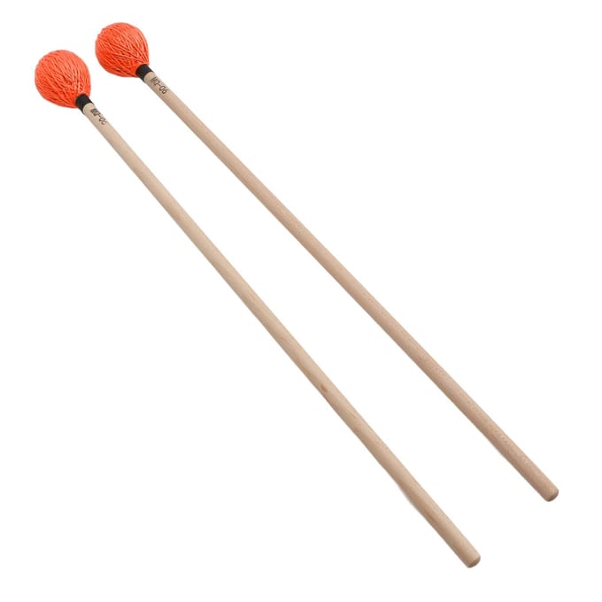 1 Paar Marimba Mallets Medium Hard Garenkop met Esdoorn Handvat voor Percussie Spelen MQ‑06
