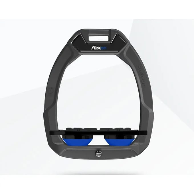 Plat Grip Veiligheidsbeugels Anthraciet/Zwart/Blauw Flex-On Safe-On