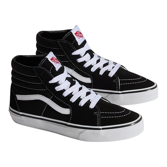 Vans SK8-Hi Kindersneakers - Zwart - Maat 36 - Mesh/Synthetisch