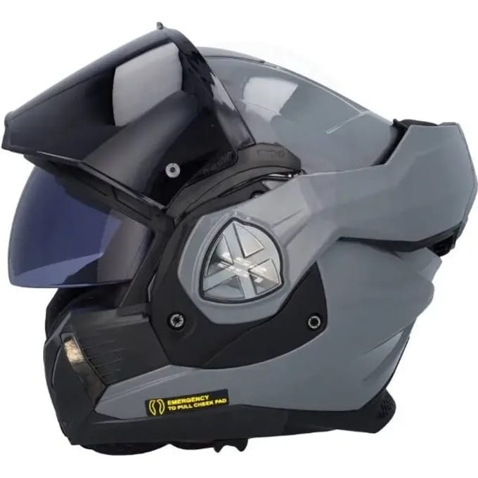 LS2 FF901 Advant X Solid Nardo Grijs 06 Systeemhelm - Maat M - Helm