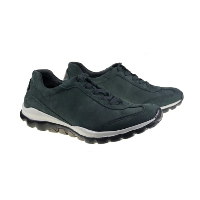 Gabor rollingsoft sensitive 96.965.43 - dames rollende wandelsneaker - Groen - maat 37.5 (EU) 4.5 (UK)