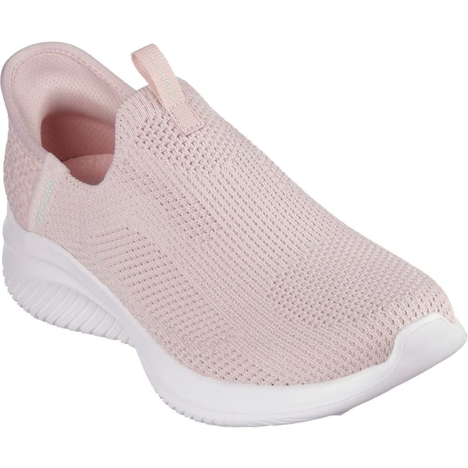 Skechers Ultra Flex 3.0 Easy Win Textiel Dames Roze Trainers