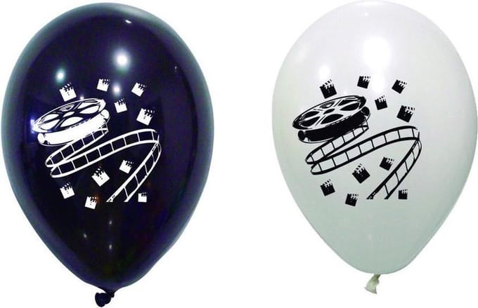 HOBI - 8 latex ballonnen bioscoop