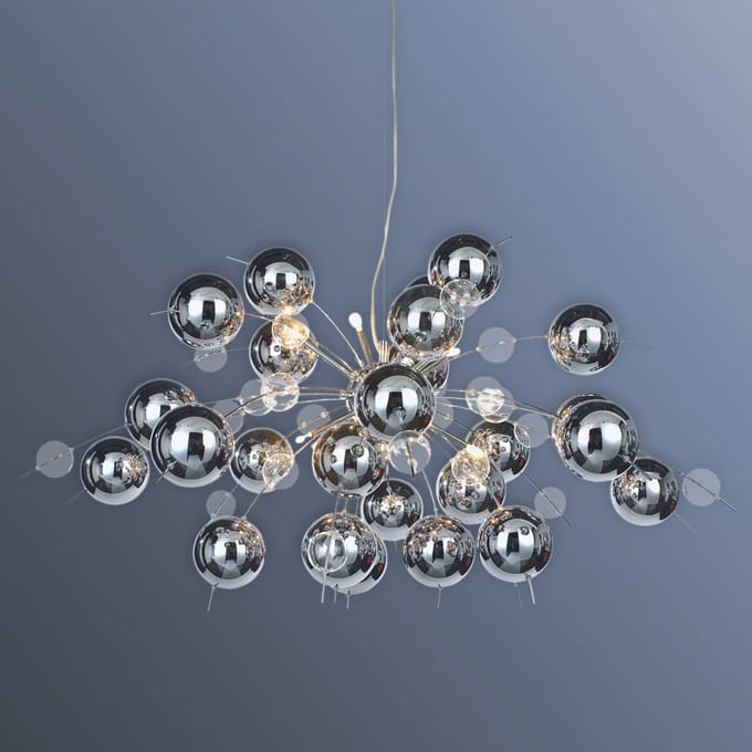 Näve Hanglamp Wakusei van glas