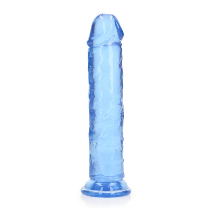 Shots - RealRock REA153BLU1 - Straight Realistic Dildo Suction Cup - 8'' / 20 - Blue