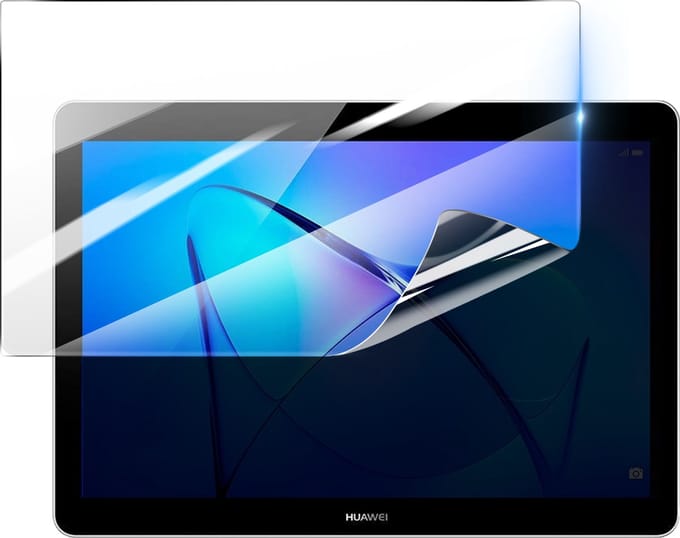 3mk, Geschikt voor Huawei MediaPad T3 10'', Schokbestendige Hydrogel Screenprotector, Transparant