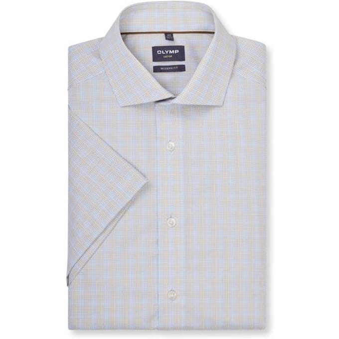 OLYMP Luxor Overhemd, Modern Fit, Royal Kent, Bleu
