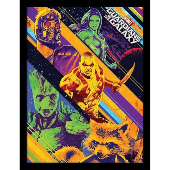 Ingedeeld schilderij voor kind World Trade and Technologies Guardians Of The Galaxy