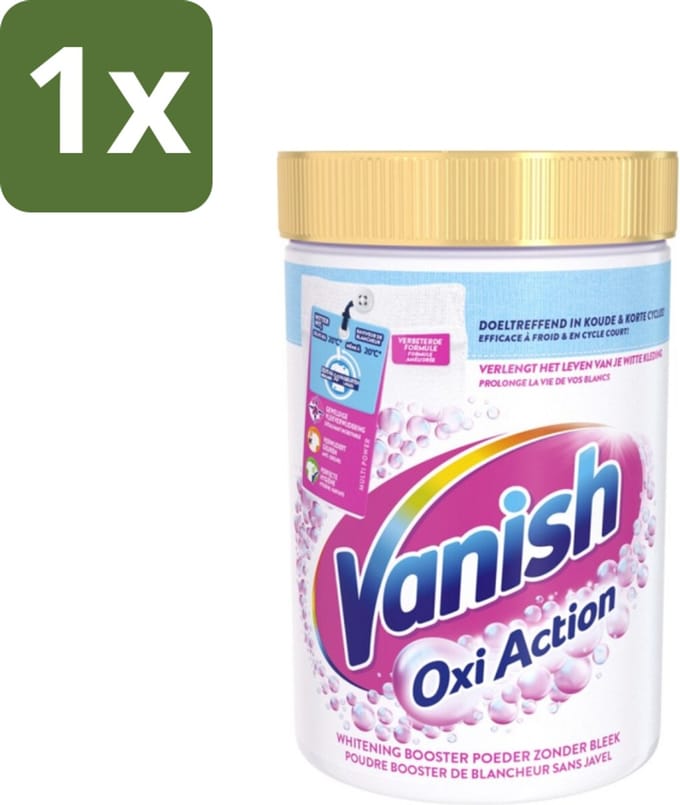 Vanish Oxi Action - Vlekkenverwijderaar Poeder - Witte Was - 710 Gram - 1 stuk