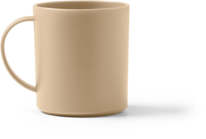 10 stuks beige herbruikbare PP mok 300 ml model Lino