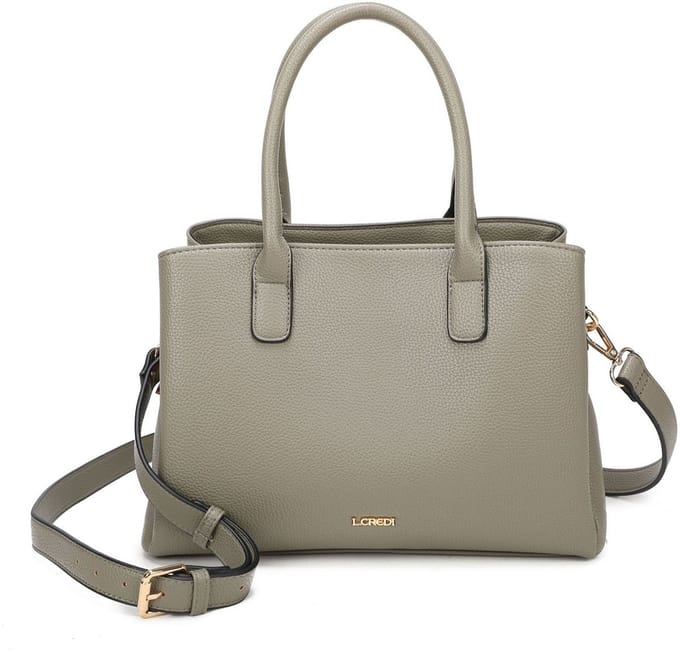 L.CREDI Handtas Schoudertas Polly Hand Bag Khaki Kaki