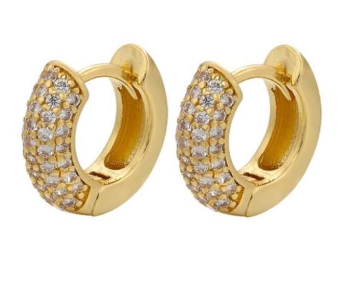 Jobo By JET - Scott oorbellen - Goud - Diamanten