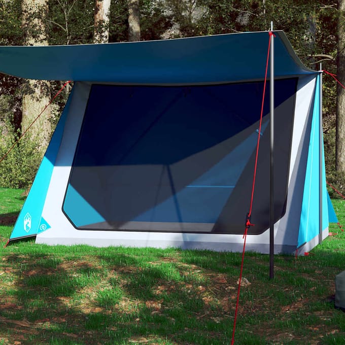 Vidaxl Tente de Camping, 2 Personnes, Bleue, Imperméable
