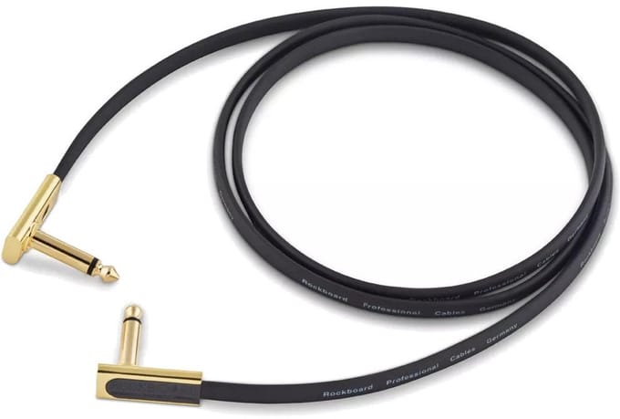 RockBoard Gold Series Flat Patch Cable zwart 1.2 m