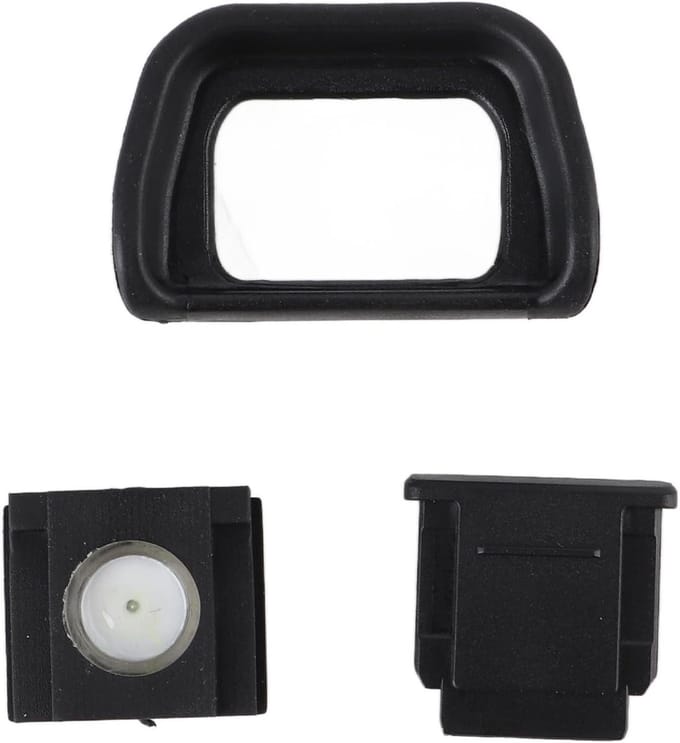 Camera Oogschelp - Zoeker Eye Cup - Fotografie Stabiliteit - Ingebouwde Waterpas - 7 gram - Zwart
