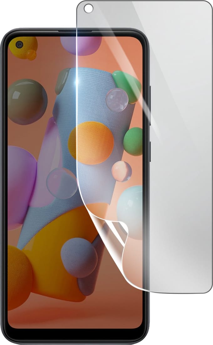 3mk, Geschikt voor Samsung Galaxy A11, Schokbestendige Hydrogel Screenprotector, Transparant