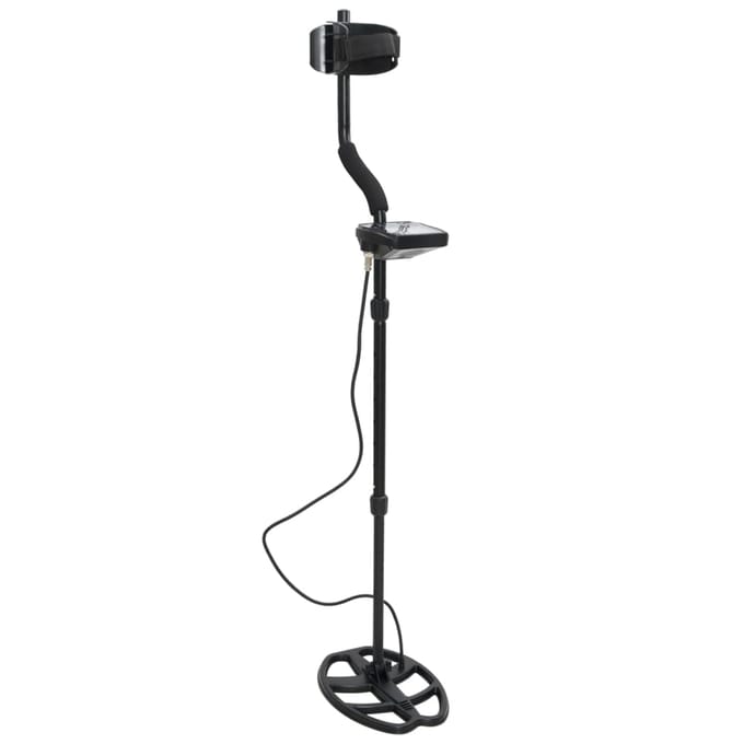 vidaXL - Metaaldetector - met - LCD-scherm - 20 - cm - zoekdiepte