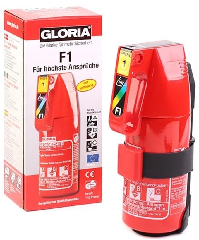 F1G brandblusser voor voertuigen - Compact en gebruiksvriendelijk