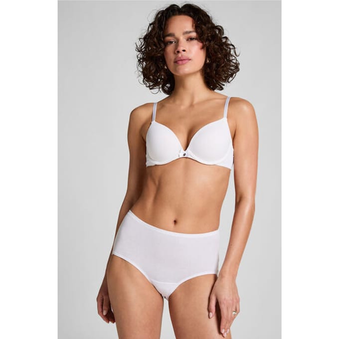 Hunkemöller Dames Lingerie Superslip midi - Wit - maat S