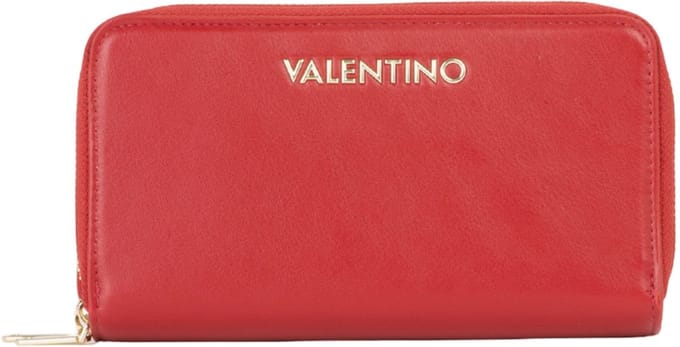 VALENTINO portemonnee Clio Re Zip Around Wallet Rubino rood