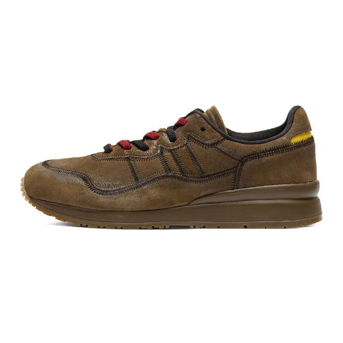 Onitsuka Tiger Tiger Ally Stitch Marron Tempête Jaune Vibrant 43.5 black