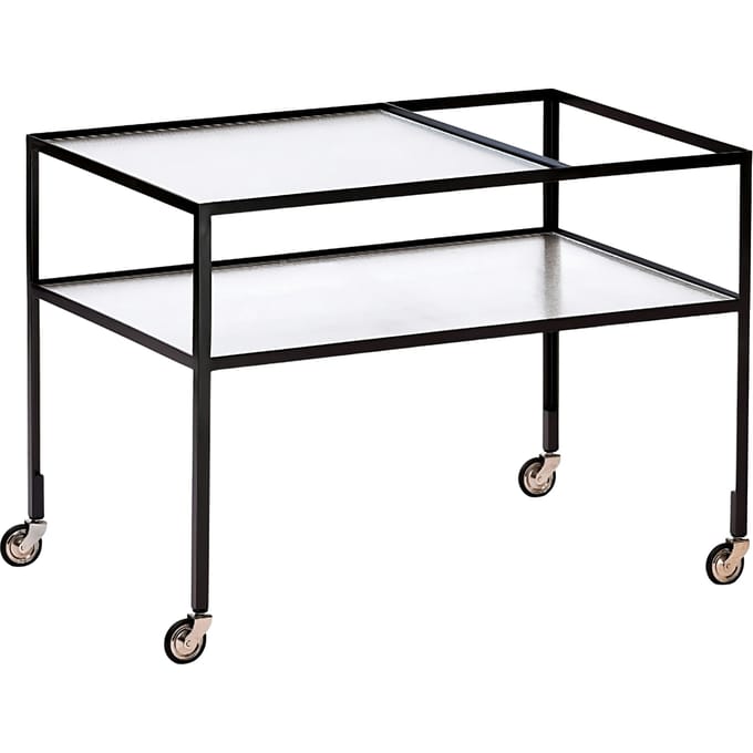 Richard Lampert Herbert Hirche bar trolley - zwart