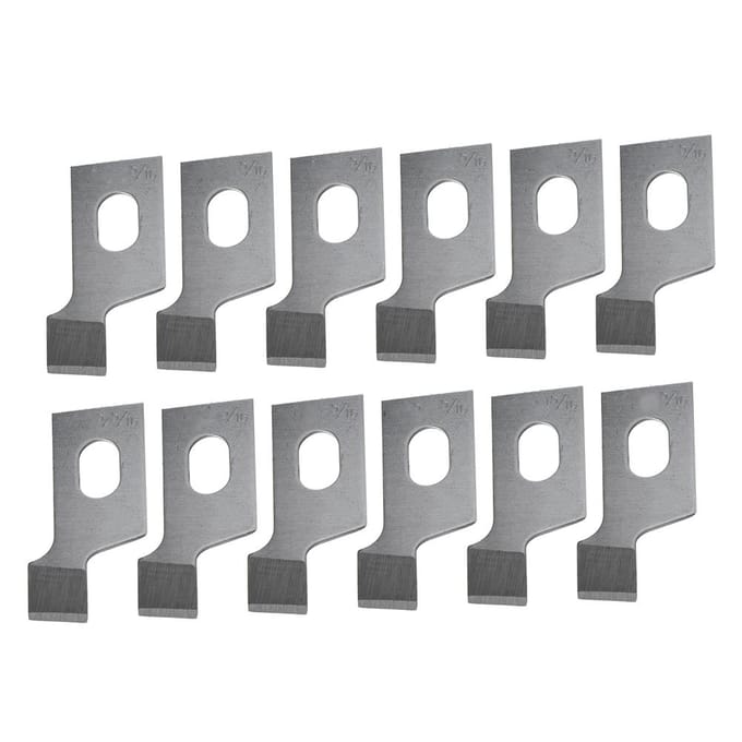 12 Stuks 781 Rechte Knopgatmachine Mes Set Industriele Naaimachine Accessoire (5 16) gray
