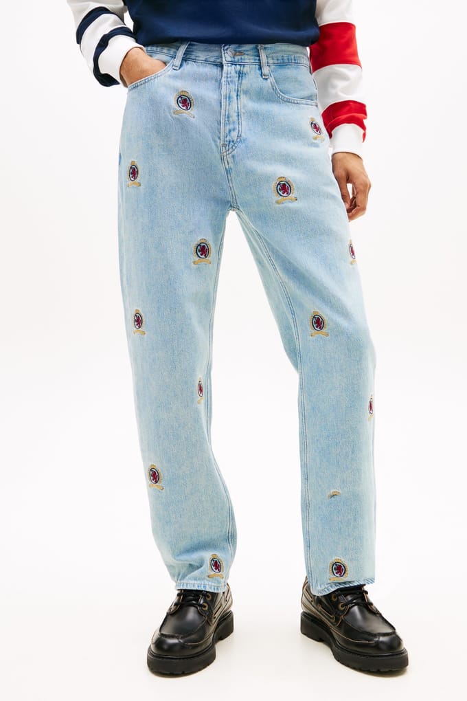 Tommy Hilfiger Sonny Regular Tapered Jeans Denim Light Größe: W33L36 | Straight Jeans Outlet | Herren | Blau