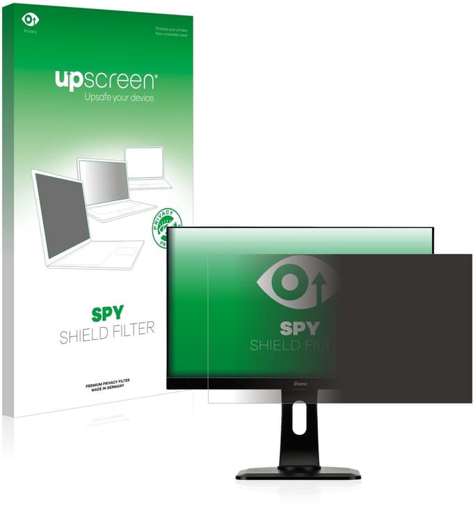 upscreen - privacyscherm voor Iiyama ProLite XUB2492HSU-W1 - privacy filter screenfilter Blauwlichtfilter