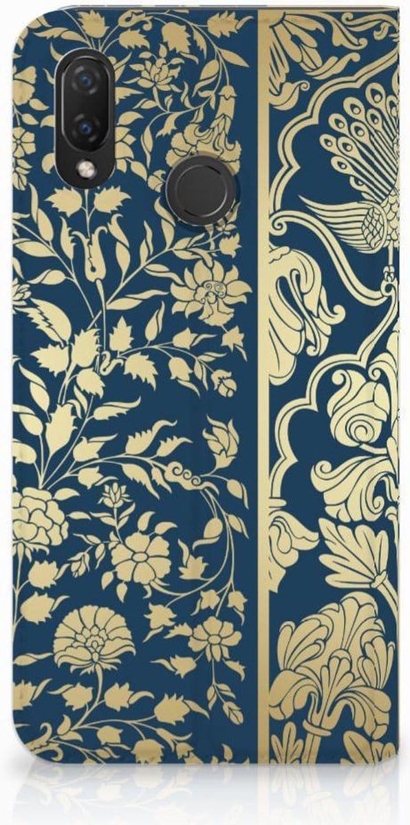 Huawei P Smart Plus Smart Cover Beige Flowers