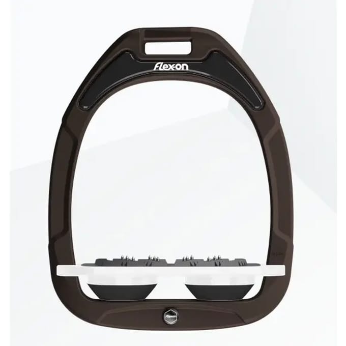Platte Ultra Grip Beugels Bruin/Wit/Zwart Flex-On Green Composite