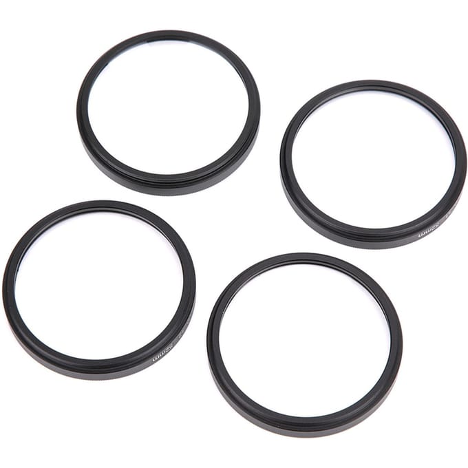 Optisch Glas Close-up Macro +1 +2 +4 +10 Lensfilter Kit voor Canon DSLR Camera(67 mm ) 52mm black