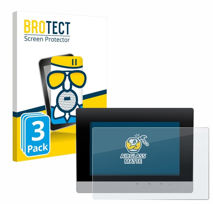 BROTECT - Screenprotector voor WAGO Touch Panel 600 Web Panel - Folie Beschermfolie Beschermglas matte 3 Stuks