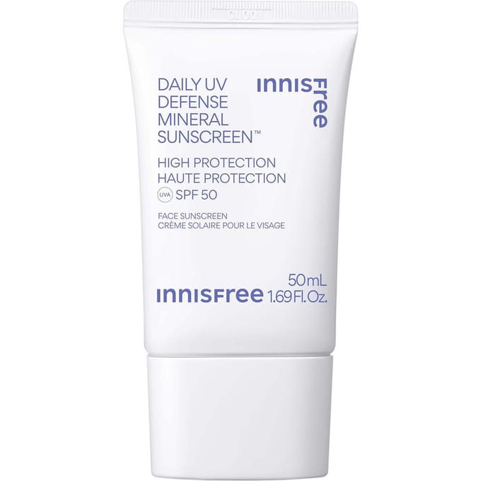 INNISFREE Daily UV Defense Mineral Sunscreen SPF 50 50ml