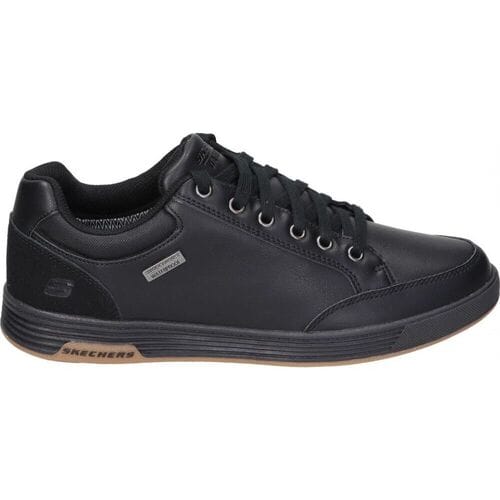 Skechers Cavell Sparkman leren sneakers zwart