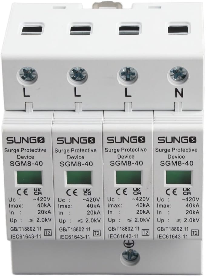 Dailygoods - Lowvoltage Protector voor Thunder Protection op DIN Rail