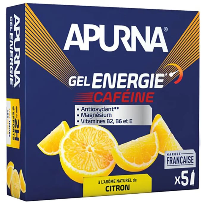 citroen cafeïne energiegels moeilijke passage Apurna