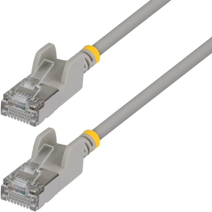 StarTech.com N6APATSTP34GRS80CM netwerkkabel Grijs 0,8 m Cat6a U/FTP (STP) Rond