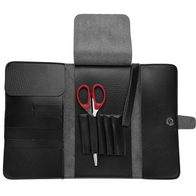 Draagbare Multifunctionele Kappersgereedschap Schaar Kam Opbergkoffer Pakket Tas gray