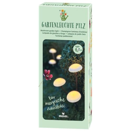 Tuinlamp paddenstoel met 3 lampen